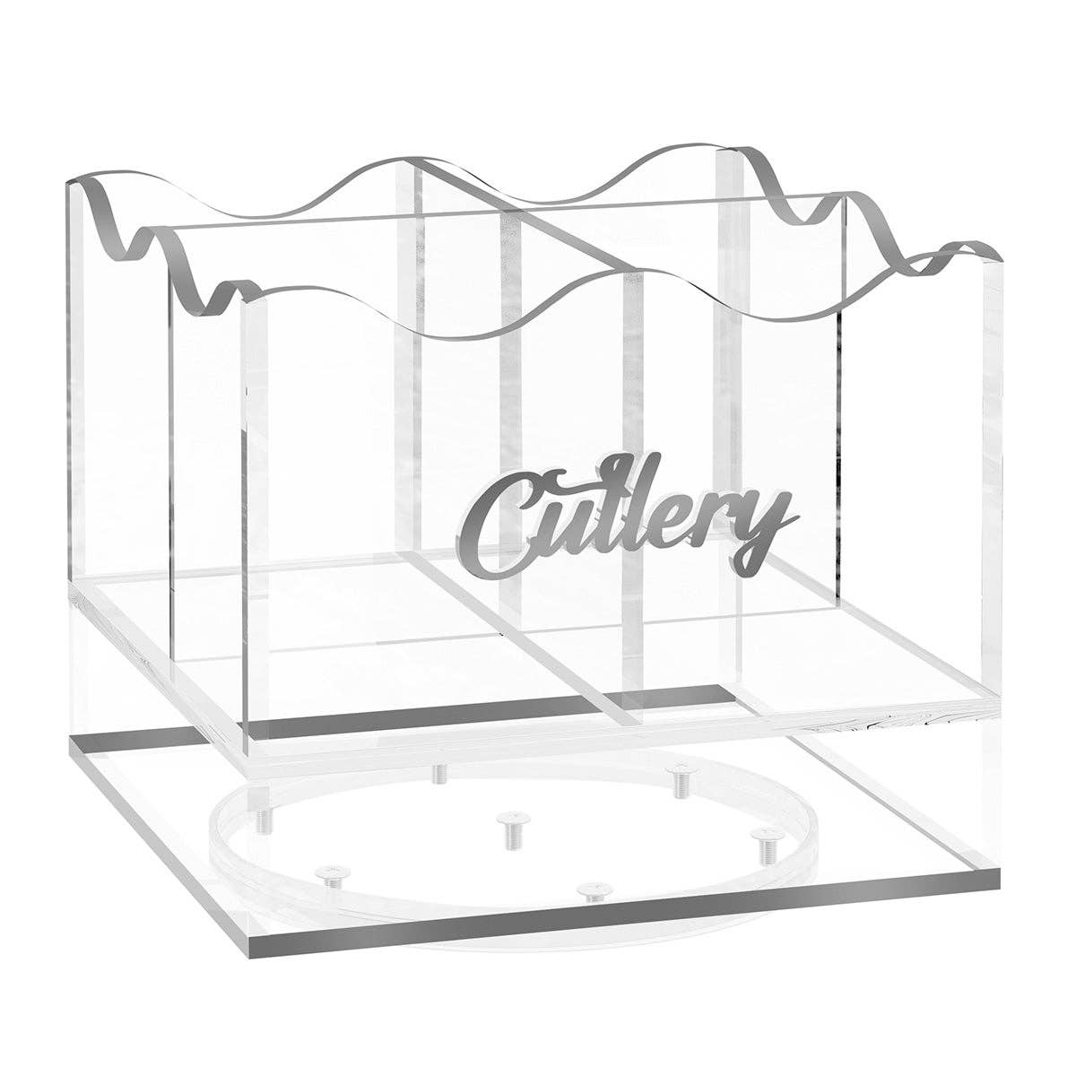 Feldart - Swivel Wave Cutlery Holder: Gold