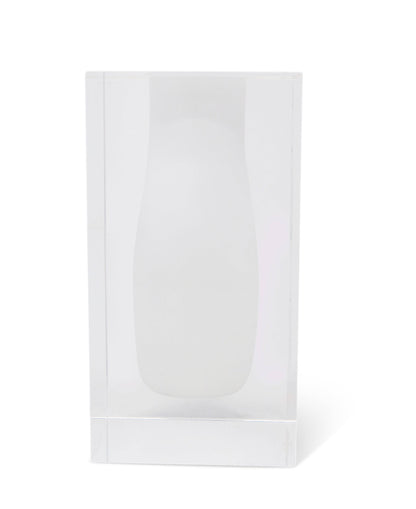 VIVIENCE - Double Wall Crystal Bud Vase Colored Inner