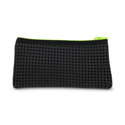 Light + Nine - Flat Pencil Pouch Neon Lime