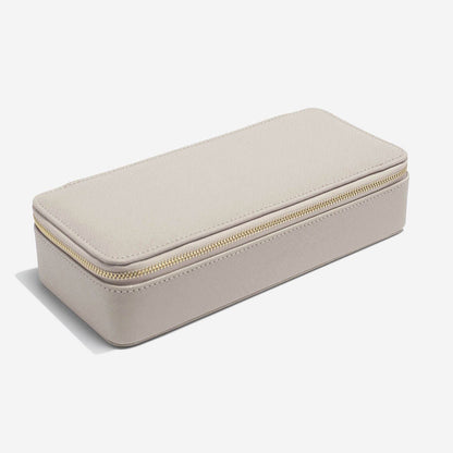 Stackers - Taupe Large Zipped Travel Jewellery Box