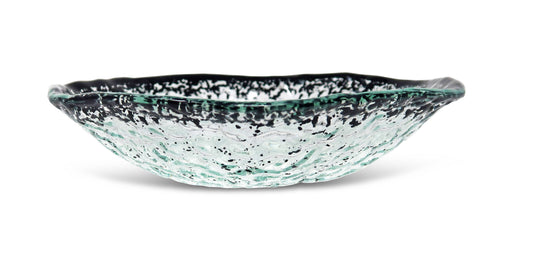 VIVIENCE - Salad Bowl with Scattered Black Design: Large