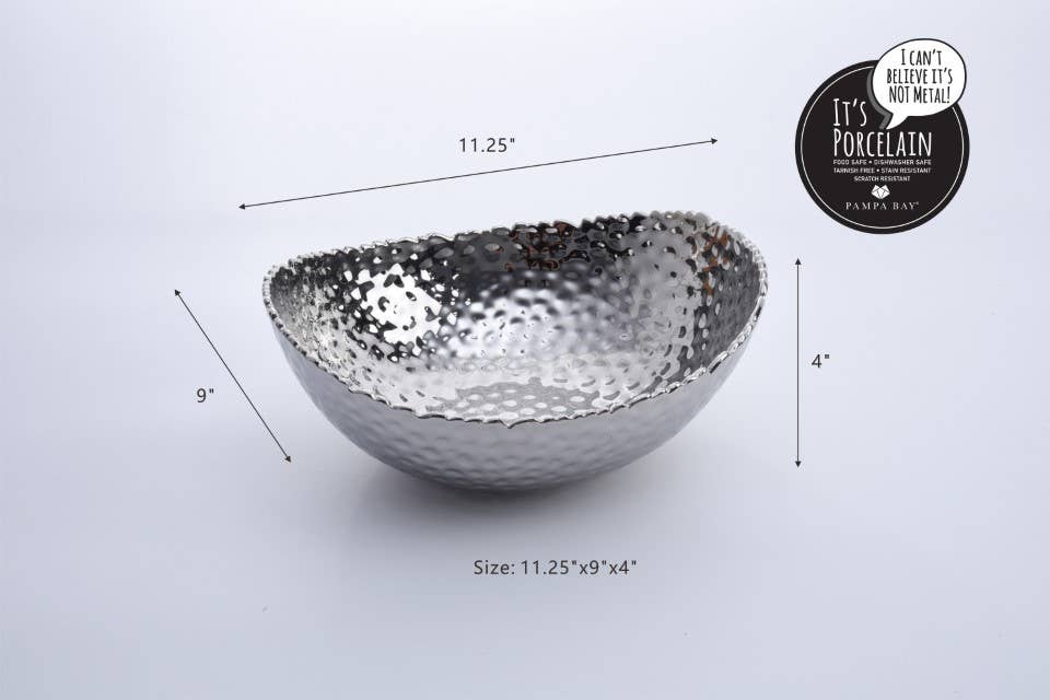 Pampa Bay - Large Oval Bowl