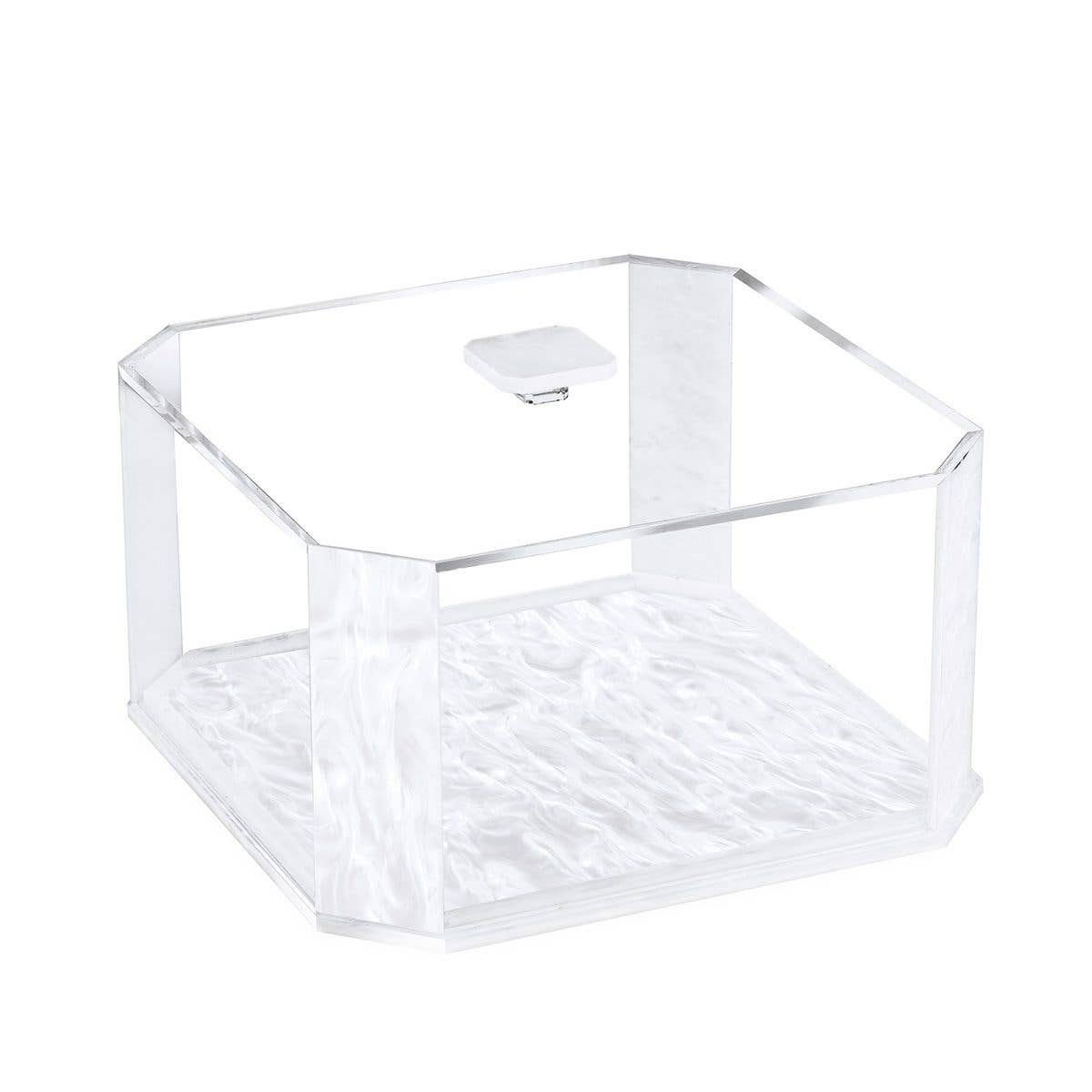 Feldart LLC - Cake Bundt Holder: White Pearl