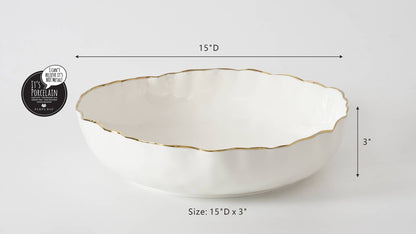 Pampa Bay - Extra Large Shallow Bowl