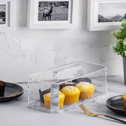 Feldart LLC - Cake Log Holder: White Pearl