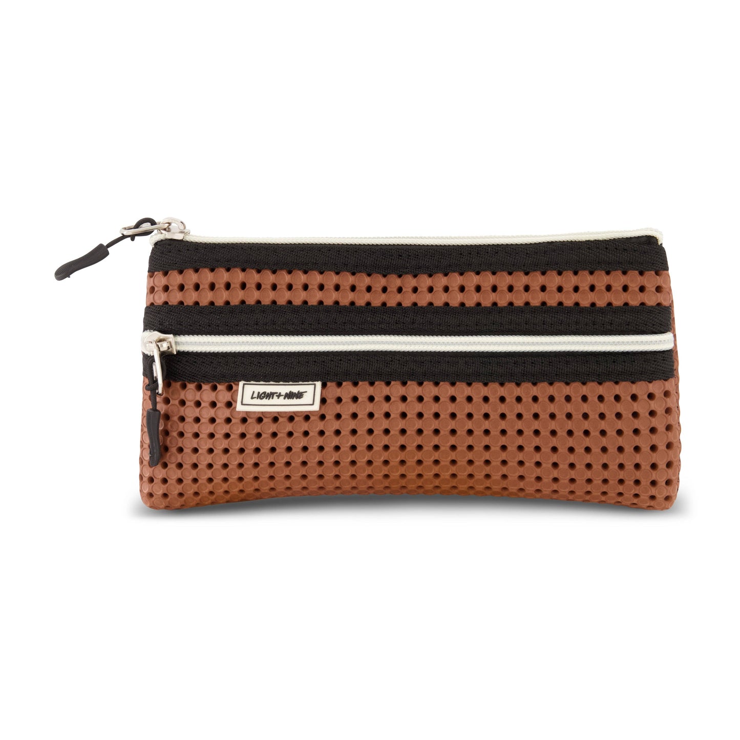 Light + Nine - Flat Pencil Pouch Final Chestnut