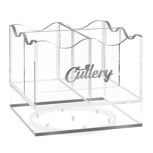 Feldart LLC - Signature Swivel Cutlery Holder: Silver