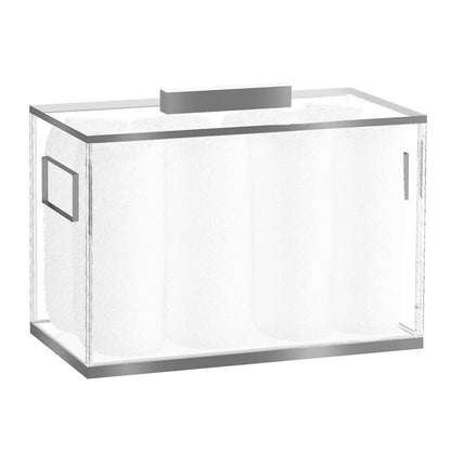 Feldart LLC - Edged Towel Box: Silver