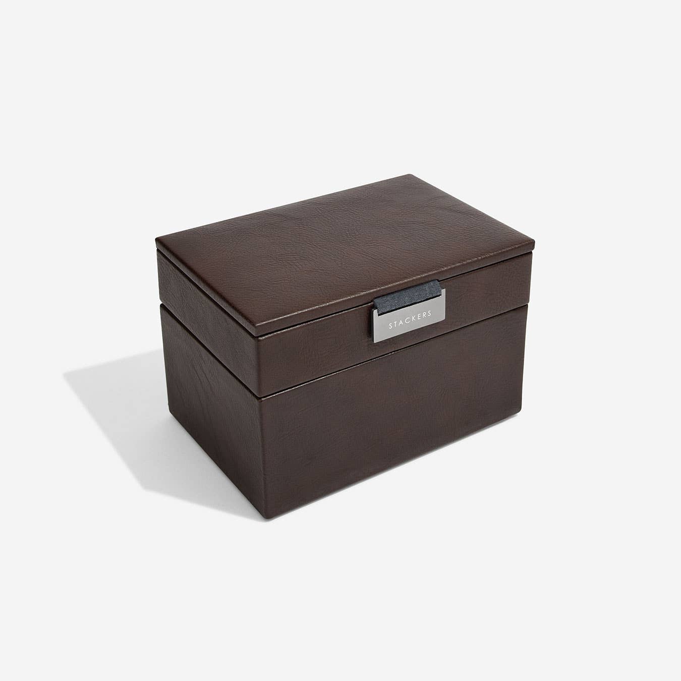 Stackers - Brown Mini Watch & Cufflink Box Set