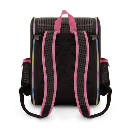 Light + Nine - Student Backpack Rainbow Pink