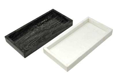 VIVIENCE - White Marble Tray