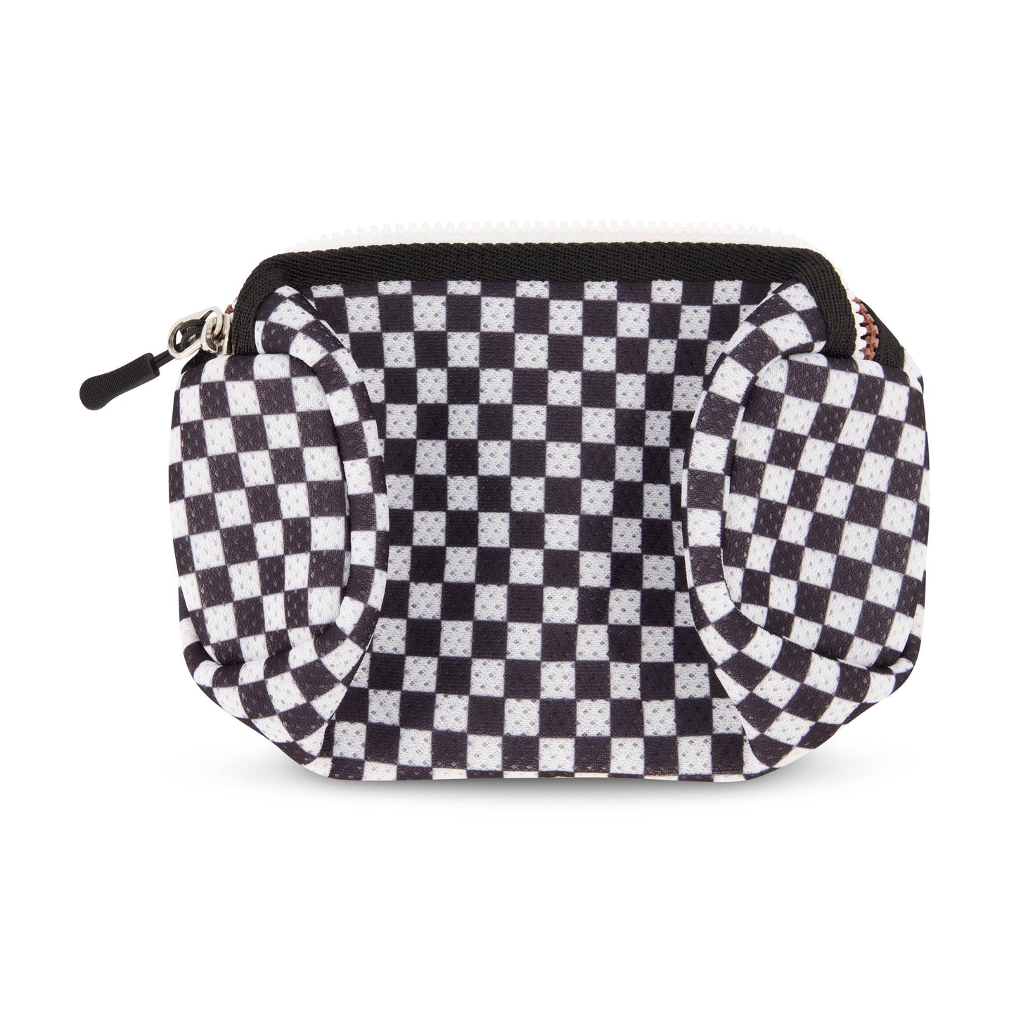 Light + Nine - Flat Pencil Pouch Checkered Black