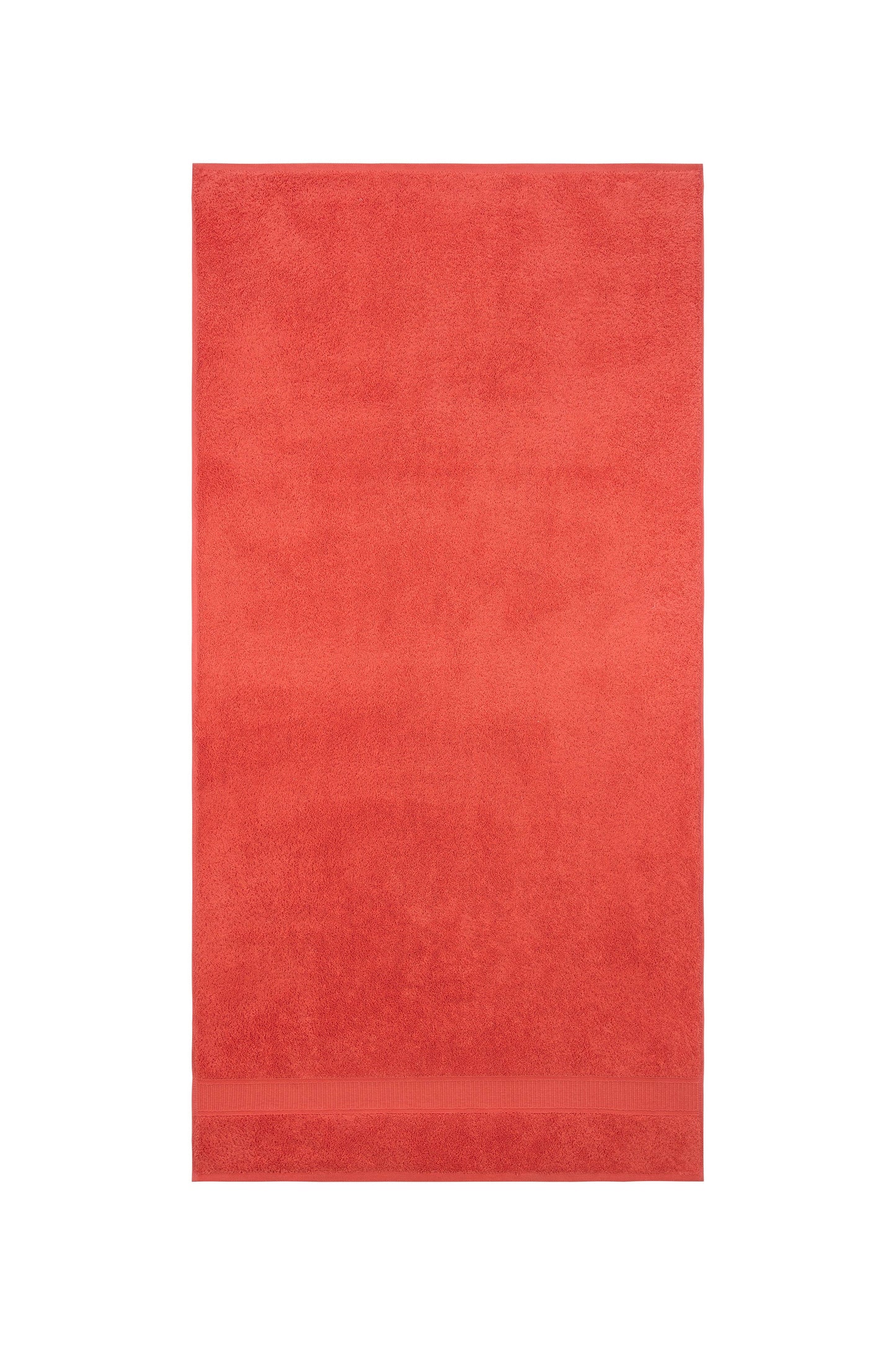 La Hammam - Bath Towel - Luxury Turkish Genuine Cotton - 27" x 54": Coral