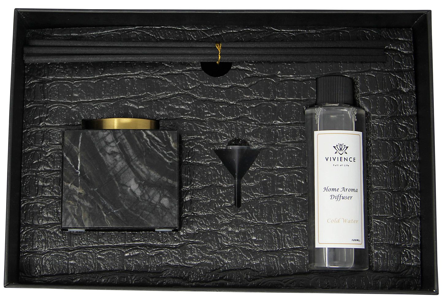 VIVIENCE - Black Marble Reed Diffuser